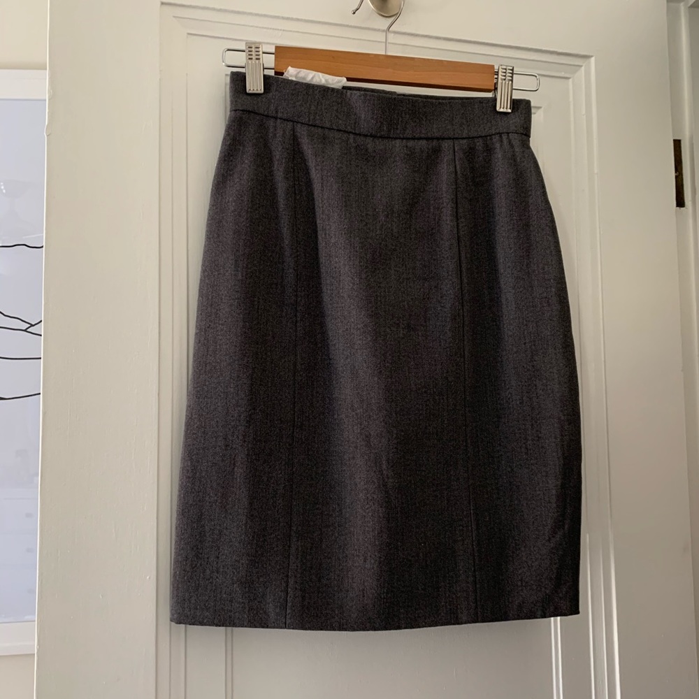 Vintage Chanel Boutique Wool Pencil Skirt